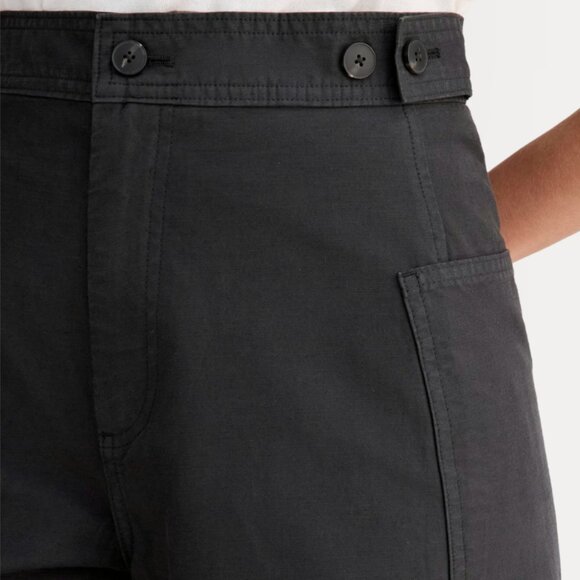 Everlane Fatigue Barrel Pant | Black | Size 4 | NWT - Picture 3 of 6